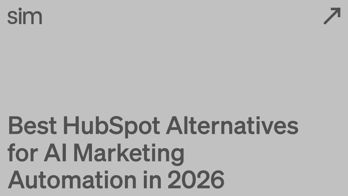 Best HubSpot Alternatives for AI Marketing Automation in 2026